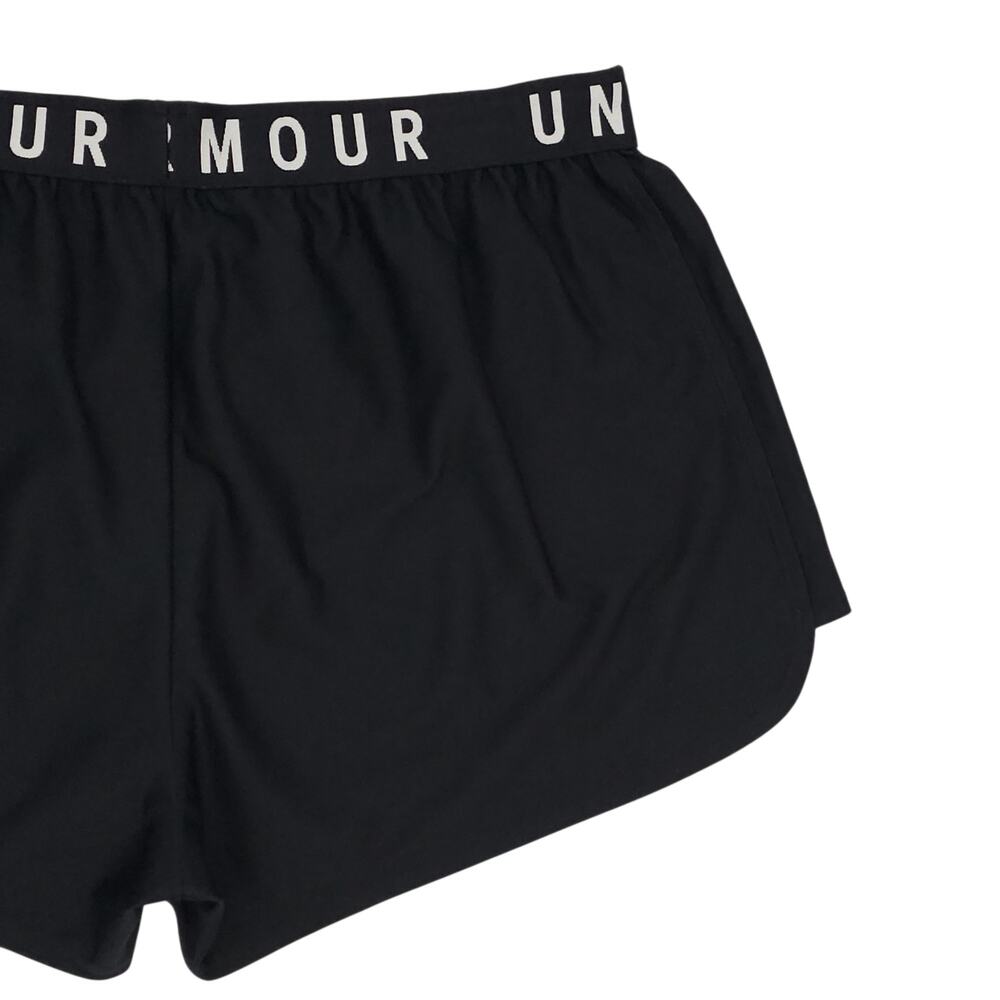 Under Armour Shorts Womens XL Black Loose Fit Running Athletic Gym HeatGear - Picture 8 of 8